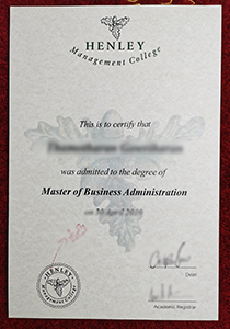 Henley Management College Degree, Buy Fake Henley Management College Degree