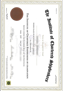 Institute Of Chartered Shipbrokers Certificate, Buy Fake Institute Of Chartered Shipbrokers Certificate