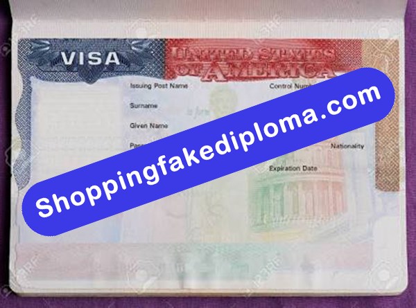 VISA USA Certificate, Buy Fake VISA USA Certificate
