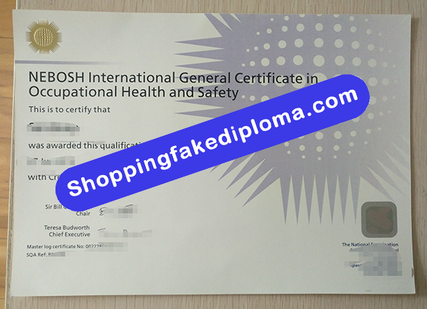 NEBOSH International General Certificate, Buy Fake NEBOSH International General Certificate
