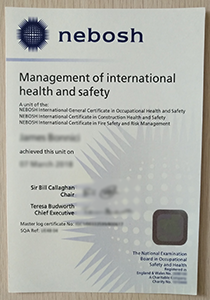 NEBOSH International Health and Safety Certificate, Buy Fake NEBOSH International Health and Safety Certificate