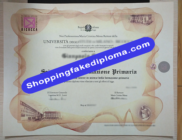 University of Milano -Bicocca Diploma, Buy Fake University of Milano -Bicocca Diploma