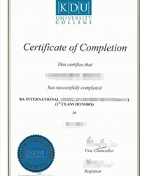 Where can i get a fake KDU college certificate