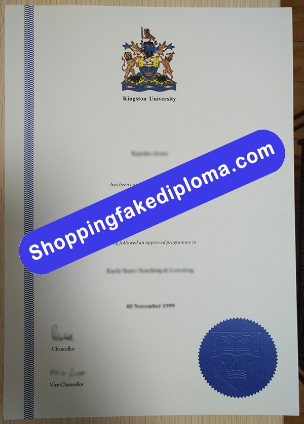 Kingston University Diploma, Buy Fake Kingston University Diploma