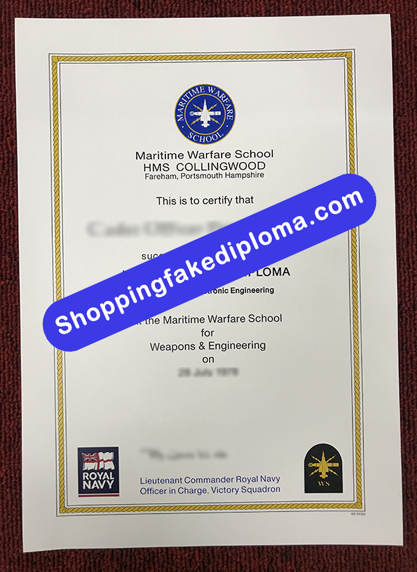 fake Maritime Warfare School Diploma, Buy Fake Maritime Warfare School Diploma