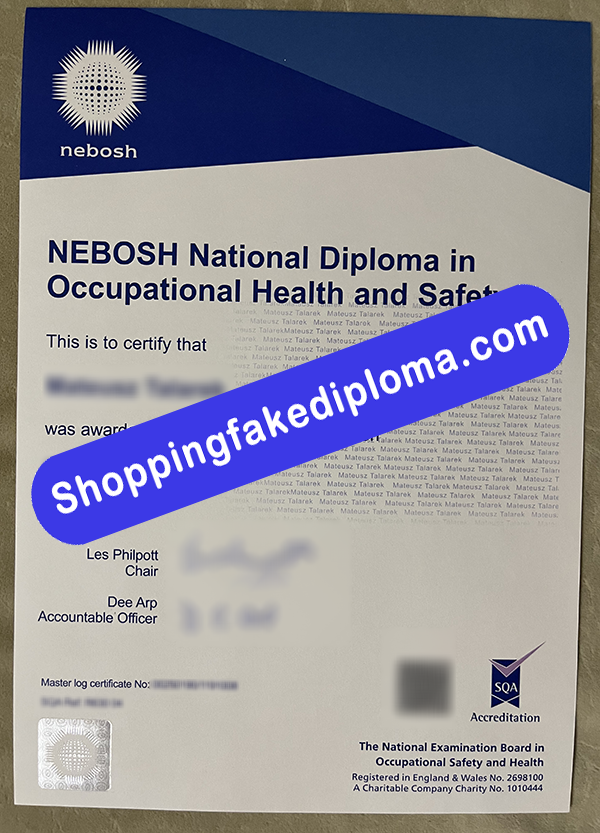 fake NEBOSH National Diploma