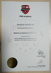 PSB Academy Diploma, Buy Fake PSB Academy Diploma