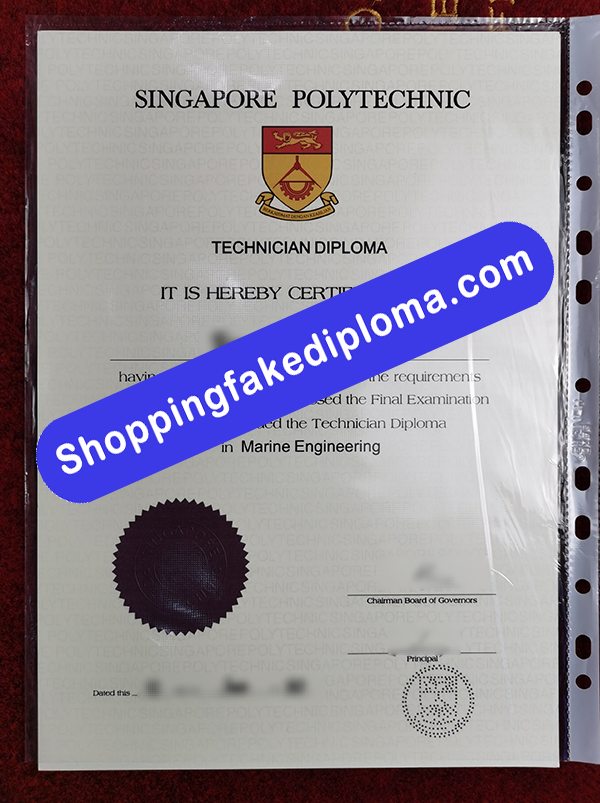 Singapore Polytechnic Diploma, Buy Fake Singapore Polytechnic Diploma 
