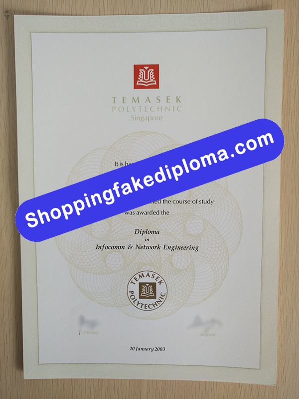 Temasek Polytech Diploma, Buy Fake Temasek Polytech Diploma 