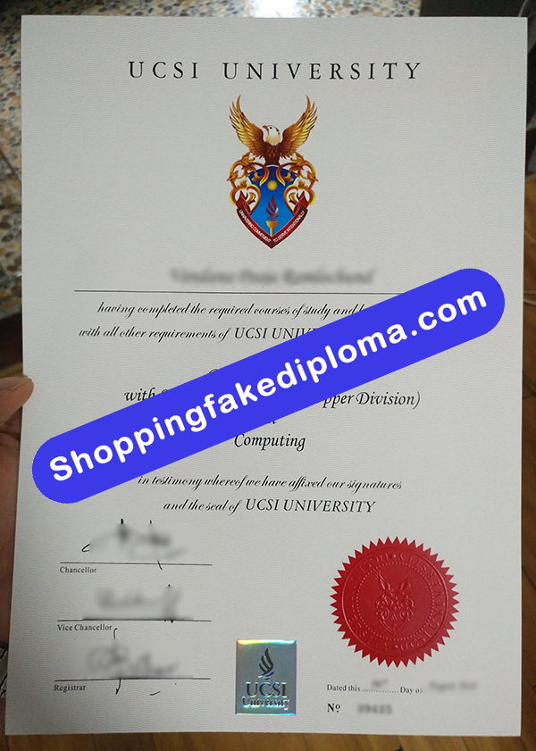 UCSI University Diploma, Buy Fake UCSI University Diploma 