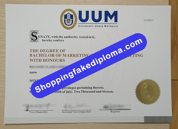 UUM Degree, Buy Fake UUM Degree