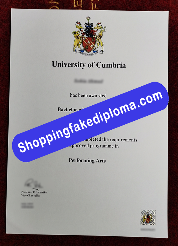 fake University of Cumbria Degree, Buy Fake University of Cumbria Degree