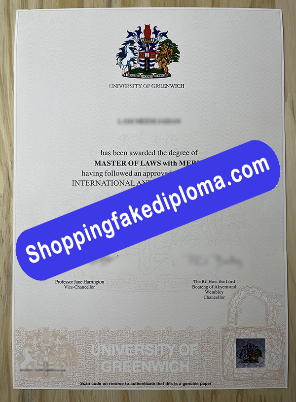 fake University of Greenwich Degree, Buy Fake University of Greenwich Degree