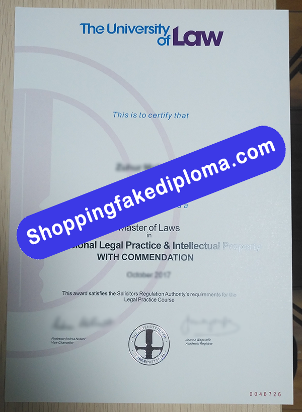 University of Law Certificate, Buy Fake University of Law Certificate 