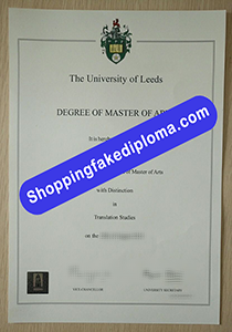 University of Leeds Degree, Buy Fake University of Leeds Degree