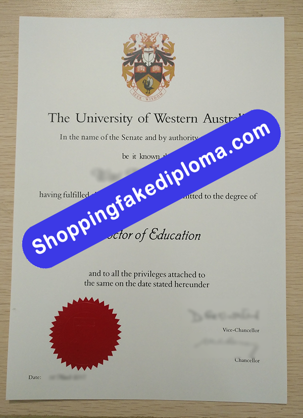 University of Western Australia Degree, Buy Fake University of Western Australia Degree