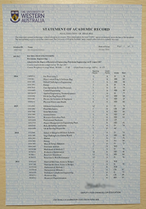 University of Western Australia Transcript, Buy Fake University of Western Australia Transcript