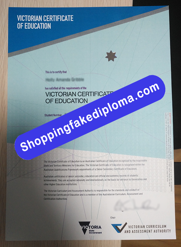 buy Victoria Certificate of Education, Fake Victoria Certificate of Education