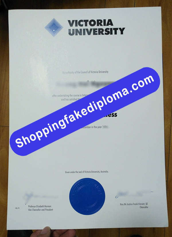 Victoria University Degree, Buy Fake Victoria University Degree 