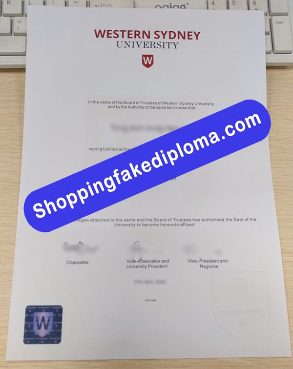 Western Sydney University Diploma, Buy Fake Western Sydney University Diploma 