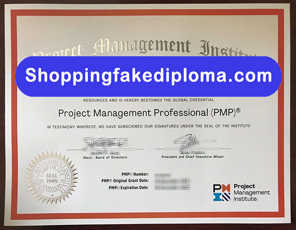 PMP certificate, Buy Fake PMP certificate  