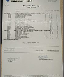 Victoria University fake Transcript