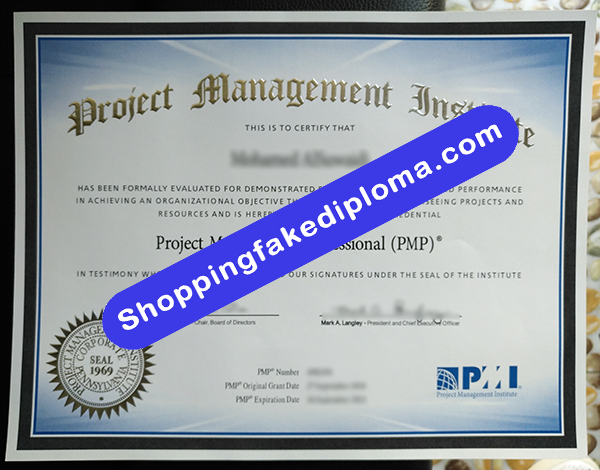 PMP certificate, Buy Fake PMP certificate