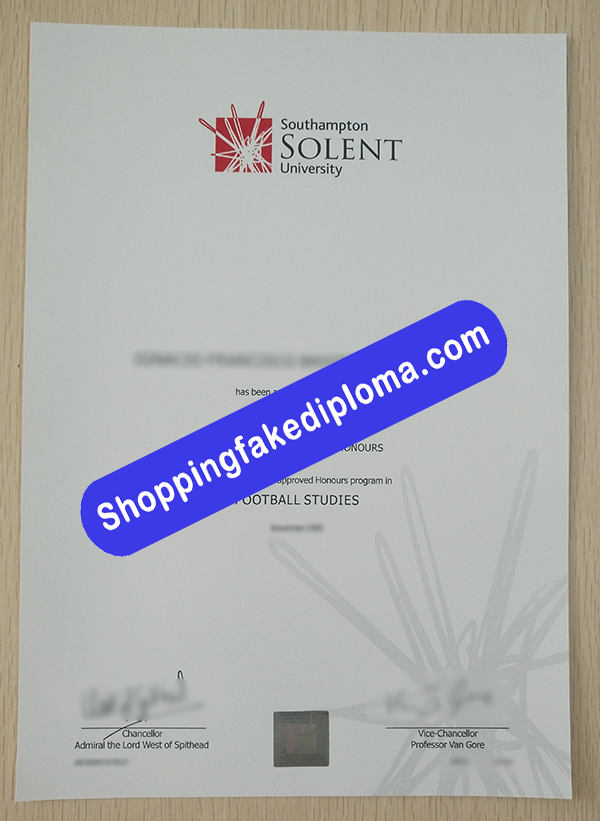 fake Southampton Solent University Degree, Buy Fake Southampton Solent University Degree