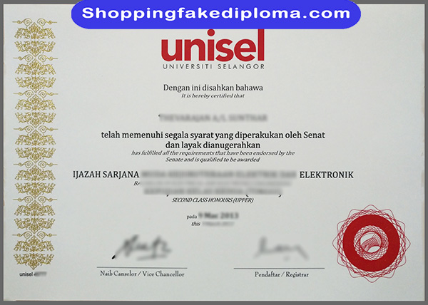 Unisel fake Degree, buy Unisel fake Degree, Malaysia diploma