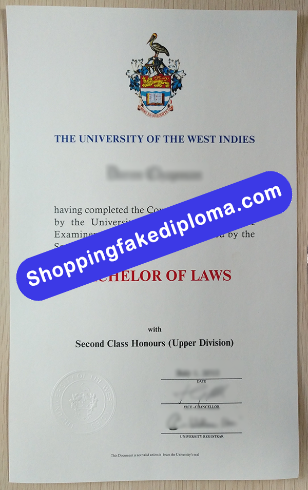 The University of the West Indies Degree, Buy Fake The University of the West Indies Degree