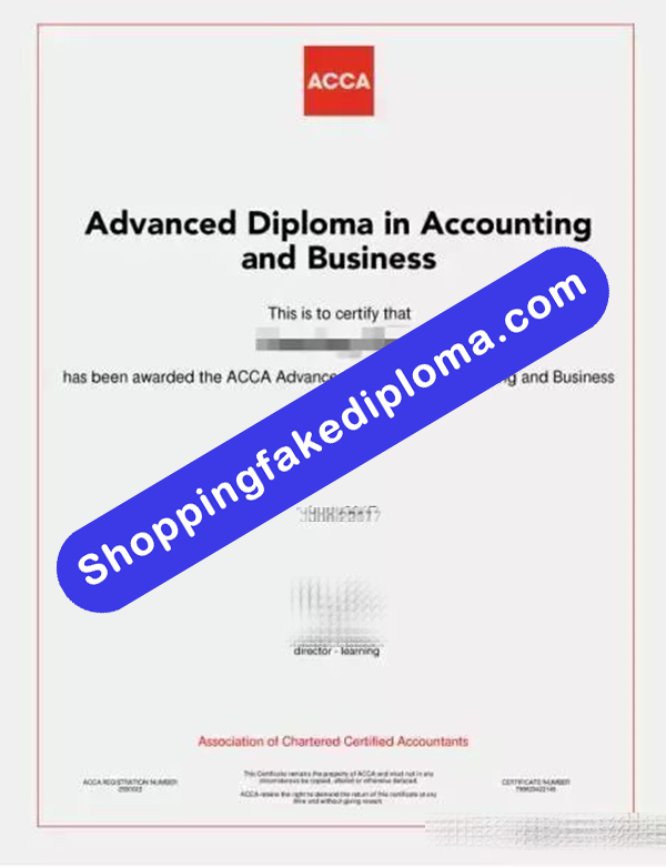 ACCA Diploma, buy fake ACCA Diploma