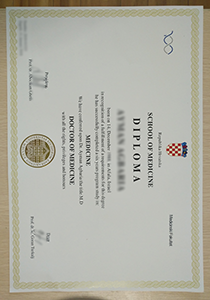 Croatian Medical College Diploma, Buy Fake Croatian Medical College Diploma