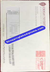 Fordham University Transcript Envelope, Buy Fake Fordham University Transcript Envelope