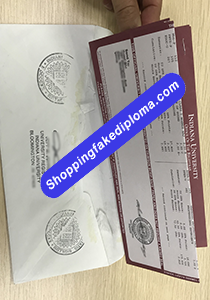 Indiana University Transcript and Envelope, Buy Fake Indiana University Transcript and Envelope