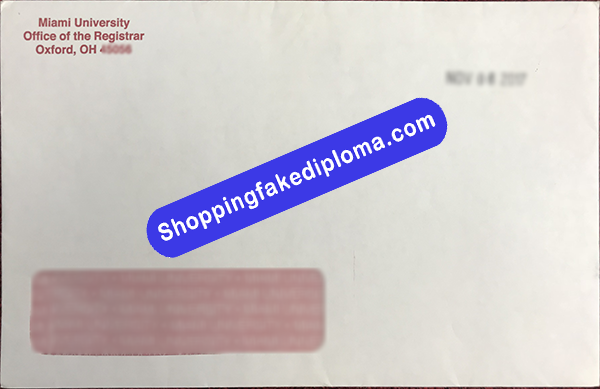 Miami University Transcriph Envelope,Buy Fake Miami University Transcriph Envelope