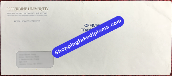 Pepperdine University Envelope, Buy Fake Pepperdine University Envelope
