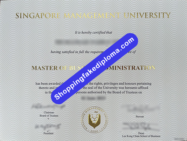 Singapore Management University Degree, Buy Fake Singapore Management University Degree