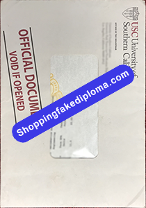 USC Transcript Envelope