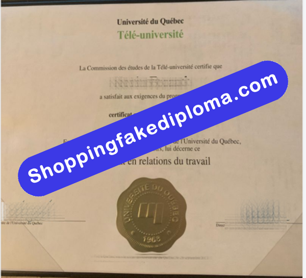 Universite du Quebec Diploma, Buy Fake Universite du Quebec Diploma