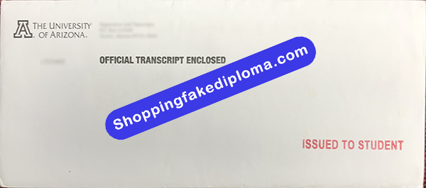 Fake University of Arizona Envelope, Buy Fake University of Arizona Envelope