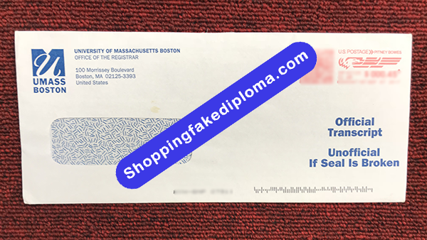 University of Massachusetts Boston Envelope, Buy Fake University of Massachusetts Boston Envelope