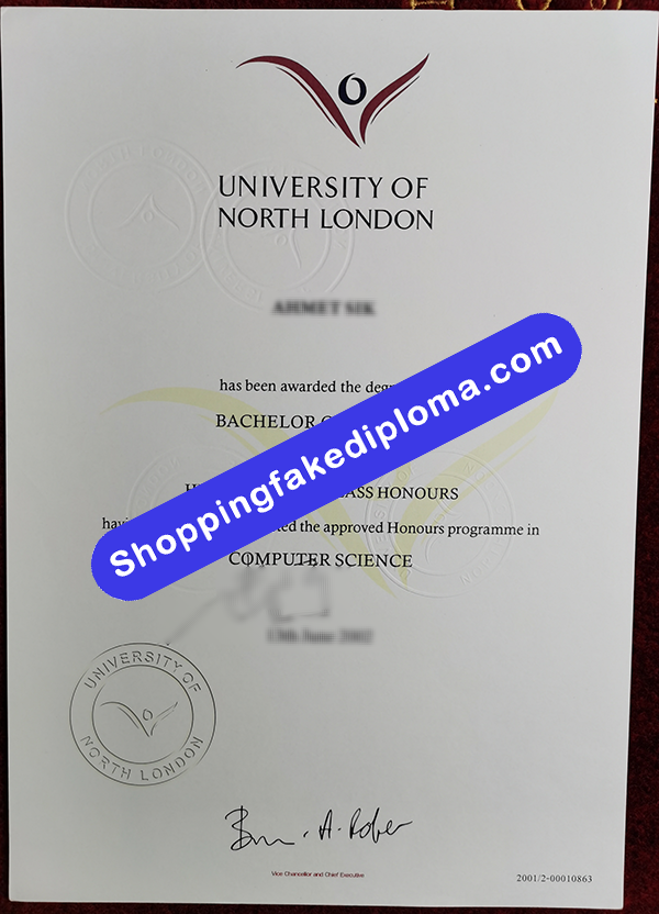 University of North London Diploma, Buy Fake University of North London Diploma 