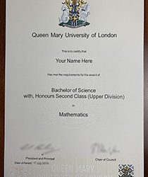 Queen Mary University of London fake degree