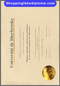 University of Sherbrooke diploma, fake University of Sherbrooke diploma