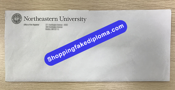 Northeastern University Transcript Envelope, Buy Fake Northeastern University Transcript Envelope