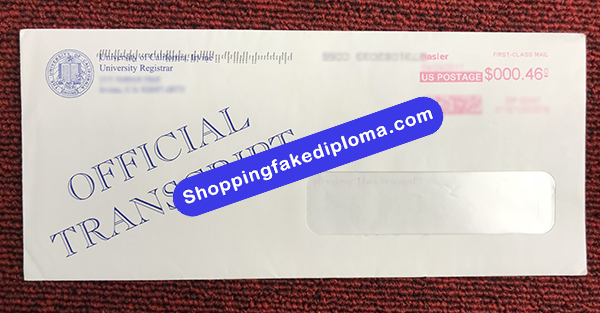 University of California, Irvine Transicript Envelope, Buy Fake University of California, Irvine Transicript Envelope