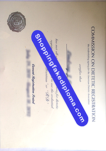 Fake Commission On Dietetic Registration RDN Certificate, buy fake Commission On Dietetic Registration RDN Certificate