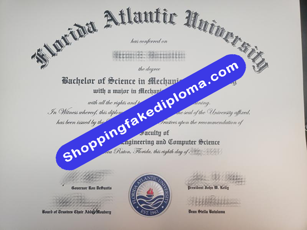 Florida Atlantic University degree, buy fake Florida Atlantic University degree