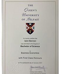 What is Queen’s University of Belfast degree and transcript like?
