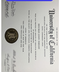 What does a UC Fake degree certificate look like?